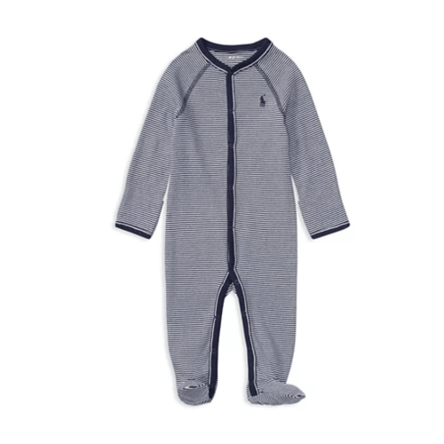 Ralph Lauren - Boy's Striped Footie