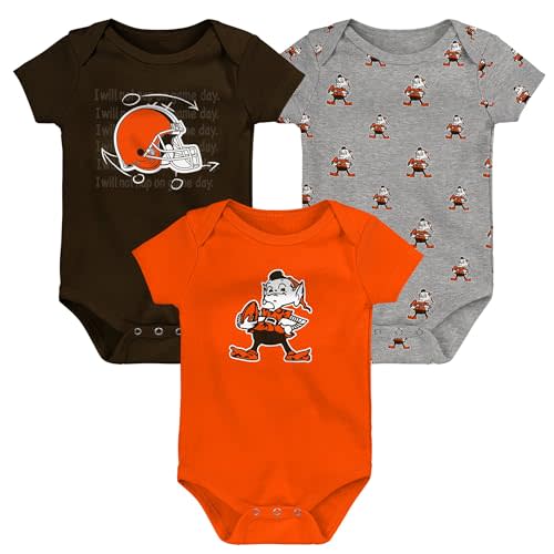 Outerstuff Newborn & Infant NFL Team Starter 3-Pack Bodysuit Set