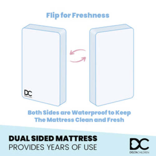 Sweet Bliss Dual Sided Crib and Toddler Mattress