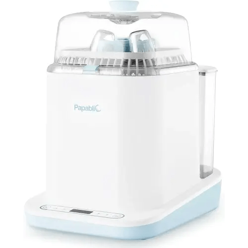 Papablic Bottle Washer Pro, Baby Bottle Washer & Sterilizer & Dryer, 4-in-1 Bottle Washer Sanitizer for Bottles, Pump Parts, & Baby Essentials - Quick & Clean with 60 Detergent Tablets