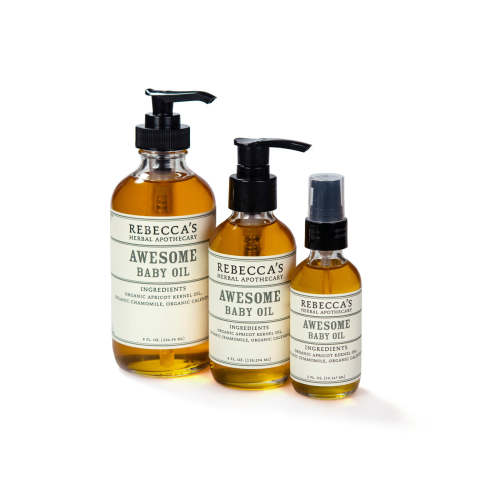 Awesome Baby Oil – Rebecca's Herbal Apothecary 8oz