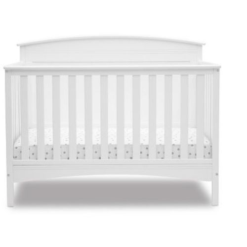 Delta Children Archer Convertible Traditional Crib, Gray