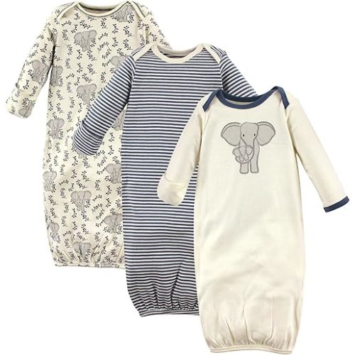 Touched by Nature Unisex Baby Organic Cotton Gowns