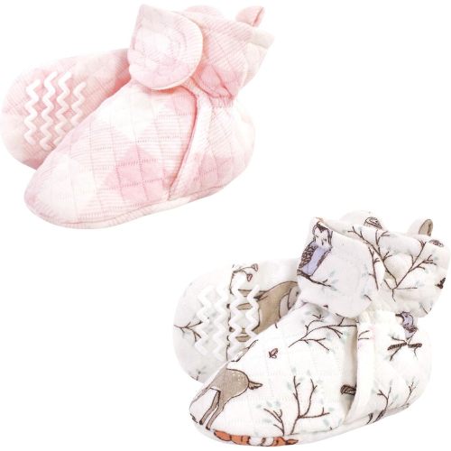 Hudson Baby Unisex-Baby Quilted Booties Winter Accessory Set