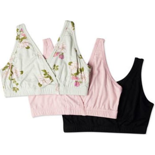 Paisley During & After 3-Piece Maternity/Nursing Sleep Bras, Large C/D