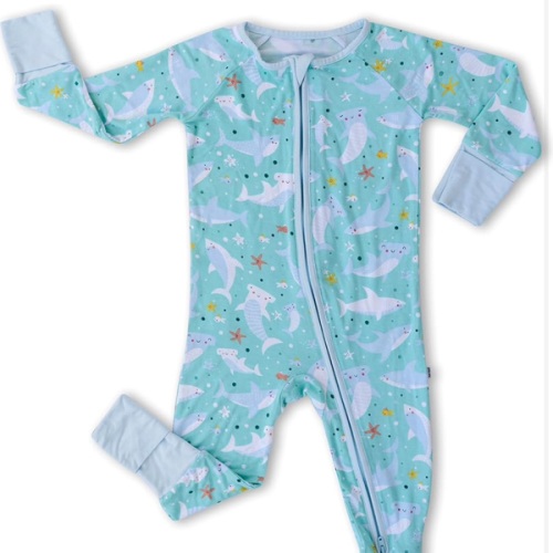 Little Sleepies Pajamas for Baby Boys & Girls, Viscose from Bamboo Baby Pajamas, Snug Baby Sleeper, Toddler PJs, 2-Way Zipper
