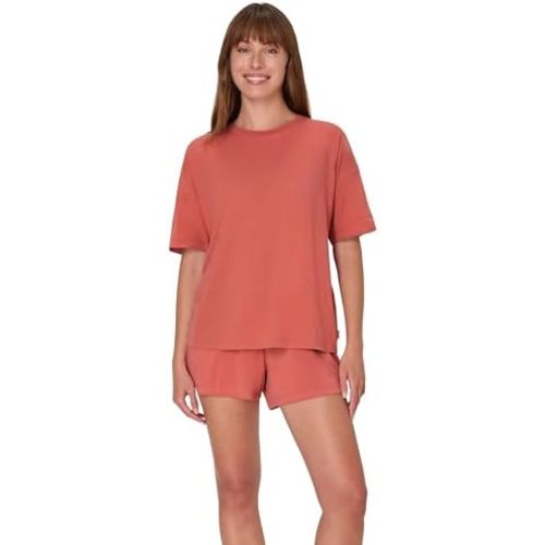 Hanes Women's Pajamas Set, Comfywear Pajamas for Women Set, Originals SupertSoft Loungewear, T-Shirt & Sleep Shorts