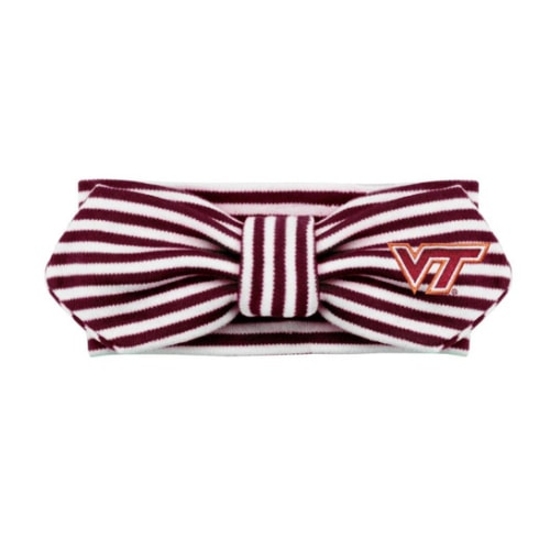 Hokies | Virginia Tech Infant Creative Knitwear Striped Knot Headband | Alumni Hall