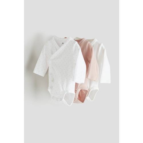 3-pack Long-sleeved Bodysuits