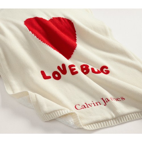 Love Bug Heirloom Baby Blanket