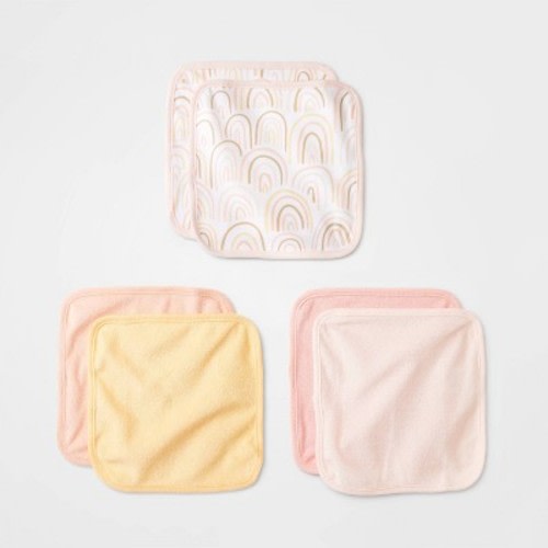 Baby 6pk Garden Washcloth - Cloud Island™, Color: Pink.