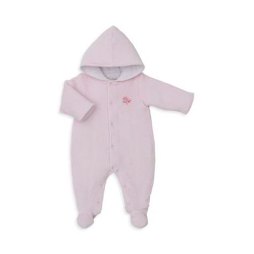 Girls' Velour Footed Bunting - Baby