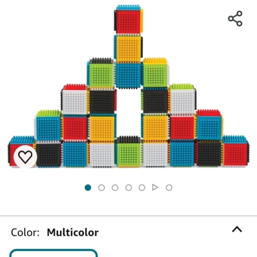 Amazon.com: Infantino Press & Stay Sensory Blocks for Babies Age grade 6m+ , 24-Piece Set, Multicolor : Toys & Games