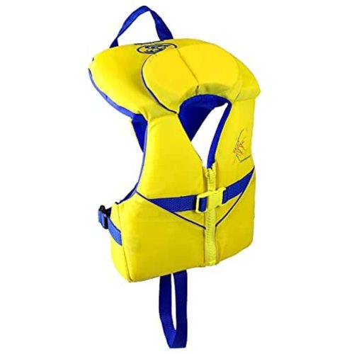 Stohlquist Infant PFD Life Jacket - 8-30 lbs - Coast Guard Approved Life Vest for Toddlers, Support Collar, Grab Handle, Fully Adjustable with Quick Release Buckle
