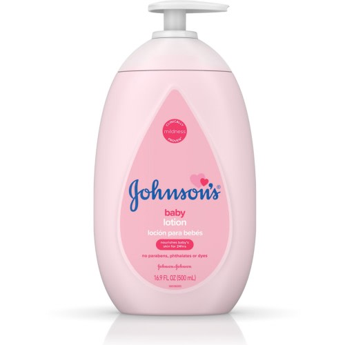JOHNSON'S Moisturizing Baby Lotion with Coconut Oil, Hypoallergenic 16.90 oz