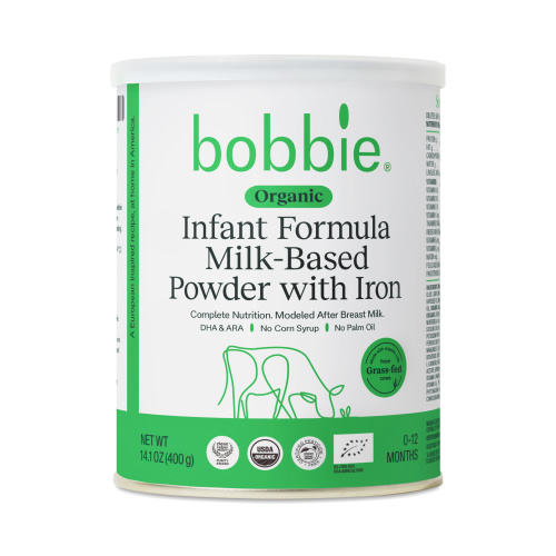 Organic Infant Formula Milk-Based Powder With Iron