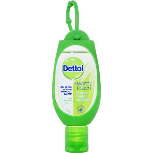 Dettol Instant Hand Sanitiser Refresh With Aloe Vera Clip On 50mL