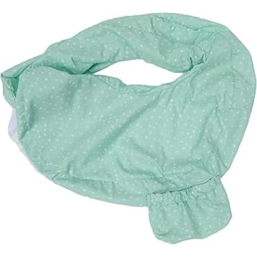 My Brest Friend Original Nursing Pillow Cover - Slipcovers for Baby - Adjustable Fit, Easy Care, Durable - Original Nursing Pillow Not Included, Minty Geo