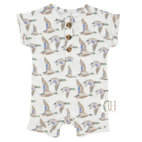 Flyin' South Button Romper – Hamner Hill