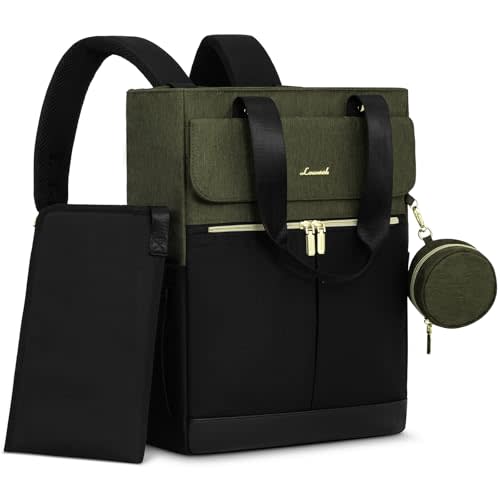 LOVEVOOK Diaper Bag Backpack with Insulated Pockets, Changing Pad, Pacifier Case, Anti-Theft Travel Backpack for Women