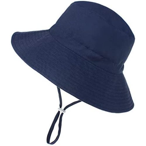 Baby Sun Hat Toddler Summer UPF 50+ Sun Protection Baby Boy Girls Hats Beach Hats Wide Brim Adjustable Bucket Hat