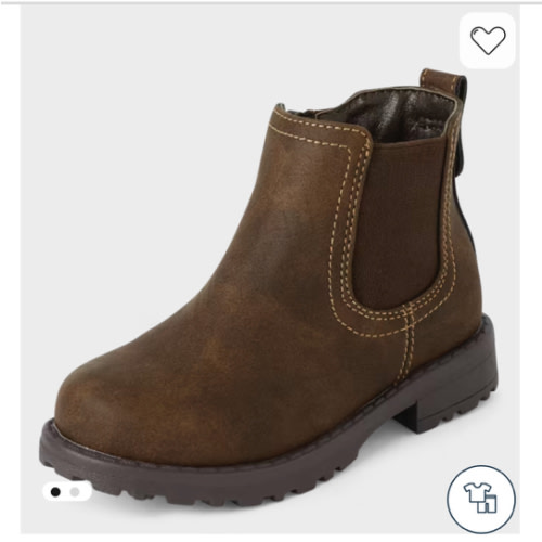 Toddler Boys Chelsea Boots - BROWN | The Children's Place