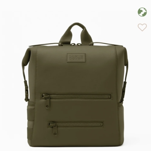 Indi Diaper Backpack | Neoprene Baby Backpack in Large: Olive | Dagne Dover