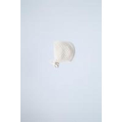 SILK COTTON BONNET - Ecru | ZARA United States