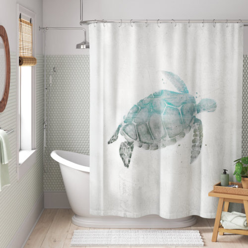 Beachcrest Home™ Sherita Single Shower Curtain & Reviews | Wayfair