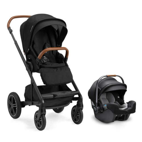 Nuna MIXX Next Stroller with Magnetic Buckle + Pipa RX Caviar
