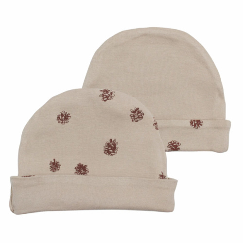 Organic Reversible Beanie in Oatmeal – L'ovedbaby