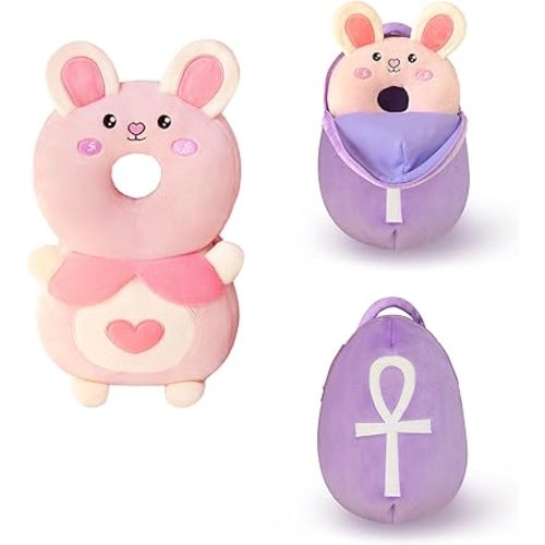 Bunny Baby Head Protector Backpack for Falling Crawling and Walking Toddler Essentials Harness Infant Koala Toys Helmets Baby Lover Gifts, Easter Basket Stuffer Essentials