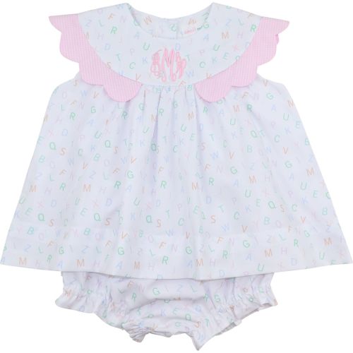 Pink Alphabet Diaper Set – Cecil & Lou