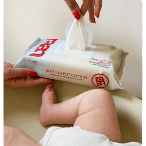 Unbleached Cotton Baby Wipes – Unscented, EWG Verified | RAAN – raan