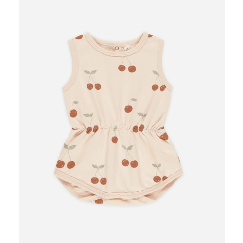 Cinch Playsuit || Cherries