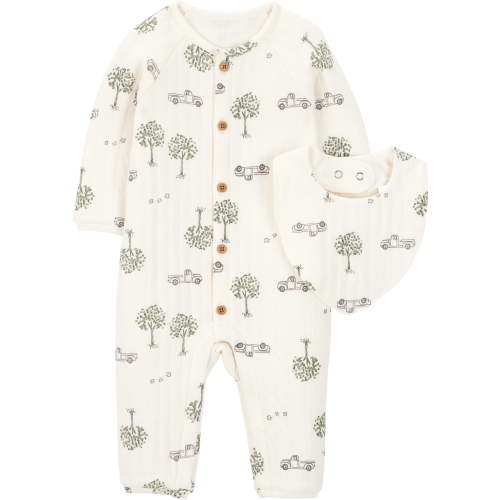 Carter's Child of Mine Baby Boy Jumpsuit Set, 2-Piece, Sizes 0/3-24 Months