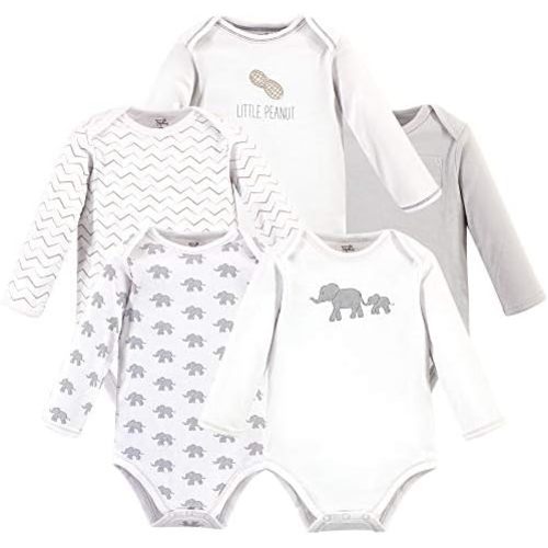 Touched by Nature unisex-baby Organic Cotton Long-sleeve Bodysuits
