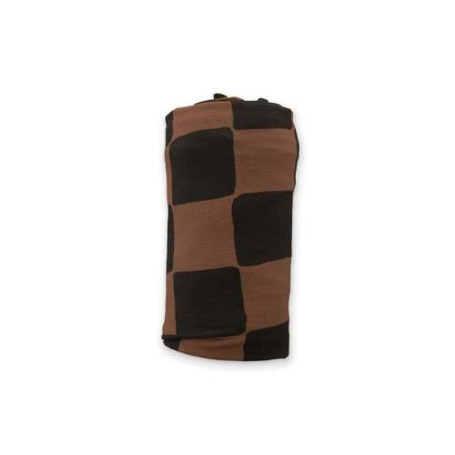 Ink & Earth Checkerboard Stretch Swaddle Blanket – Ellie Sue