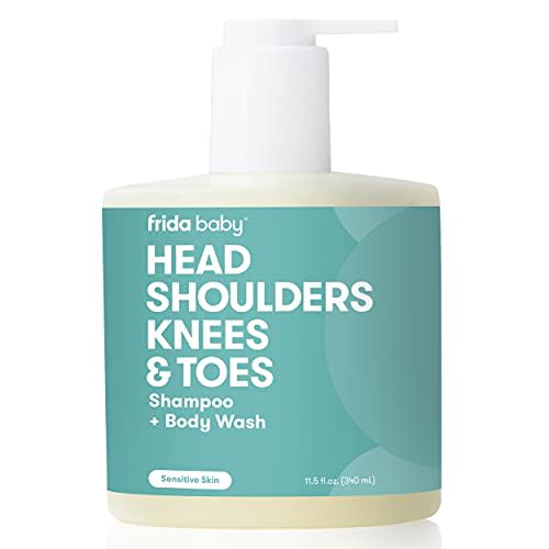 Frida Baby Shampoo + Body Wash | Head to Toe Tear Free Baby Shampoo and Body Wash for Sensitive Skin and Dry Skin