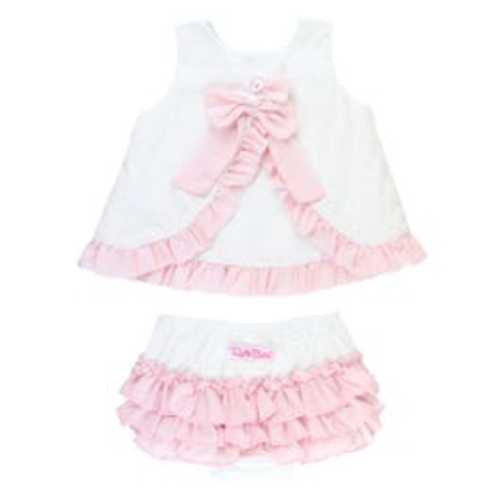 Swiss Dot Swiss Dot Swing Top and Bloomer Set - 12-18m