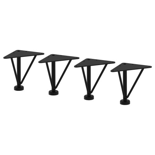 EKET Leg - metal/black 3 7/8 "
