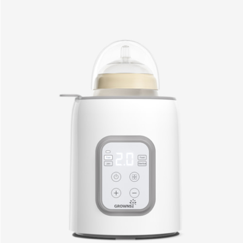 Bottle Warmer, GROWNSY 8-in-1 Fast Baby Milk Warmer with Timer for Breastmilk or Formula, Accurate Temperature Control, with Defrost, Sterili-zing, Keep, Heat Baby Food Jars Function