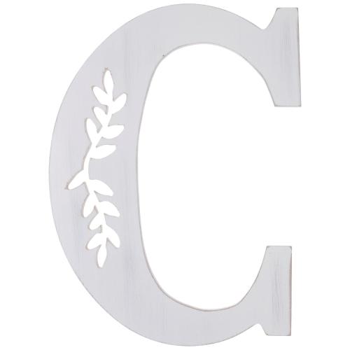 White Vine Letter Wood Wall Decor