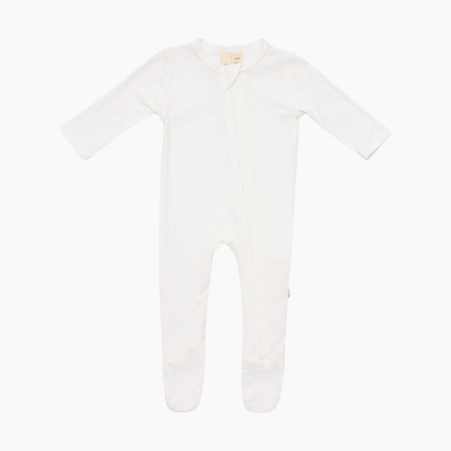 Kyte Baby Zipper Footie - Cloud, 6-12 M