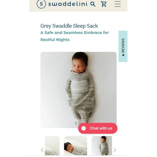 Grey Swaddle Sleep Sack – Swaddelini