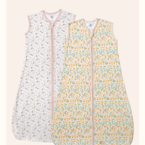 Floral Baby Sleep Sacks, 2 Pc 6-12 months