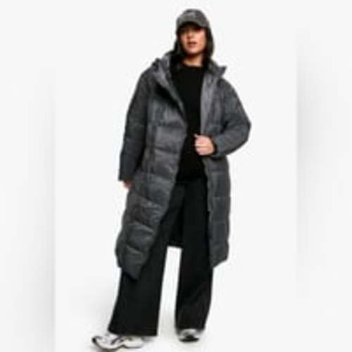BOOHOO MATERNITY PRE & POSTPARTUM 3 IN 1 PUFFER COAT WITH EXTENDER NWT