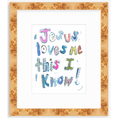 "Jesus Loves Me" on paper – Chelsea McShane Art