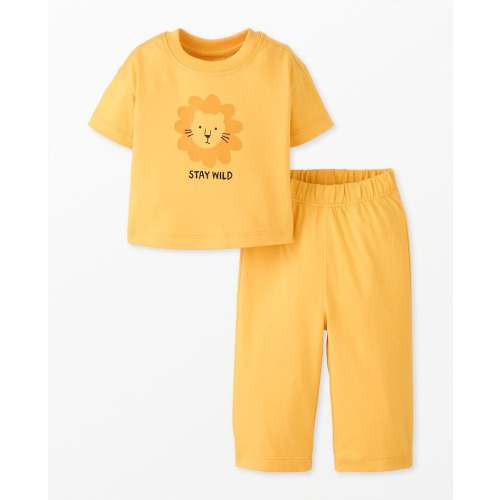 Baby Graphic T-Shirt & Wide Leg Pants Set | Hanna Andersson