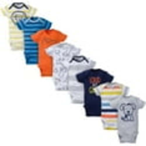 Onesies Brand Baby Boy Short Sleeve, 8-Pack, Sizes Newborn - 12 Months